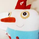 Boobeloobie Slushy The Snowman In Red, White And..