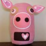 Boobeloobie Pai Pai The Pig In Pink, Cream,..